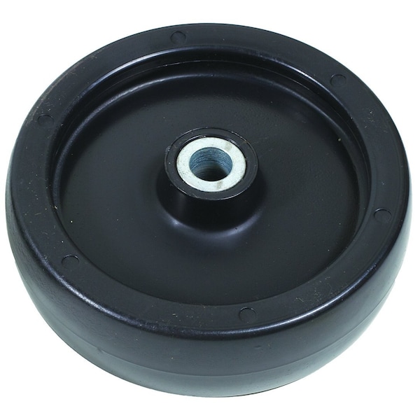 WHEEL-DECK, 5X1.375, SMOOTH, BLACK, HD 4.8" x4.8" x1.5"